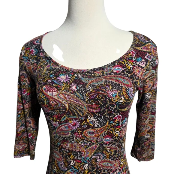 EARTHBOUND TRADING CO PAISLEY MAXI DRESS SZ M - Picture 5 of 8